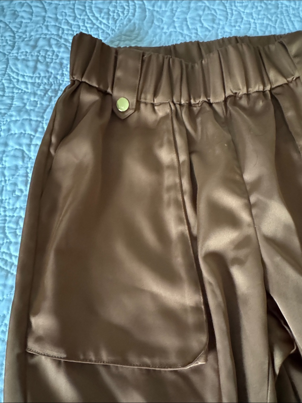 Cargo Jogger Pants in Rich Golden Brown - Picture 3 of 8